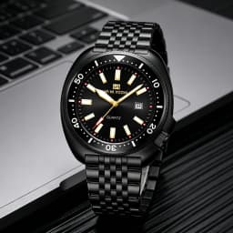 VA VA VOOM Hot Selling Original Colorful Gradient Blue Surface Quartz Watch Men Fashion Stainless Steel Watch for Men Clock Gift