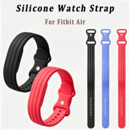 Sport Silicone Watch Strap for Google Fitbit Air Rubber Bracelet Breathable Band Wristband