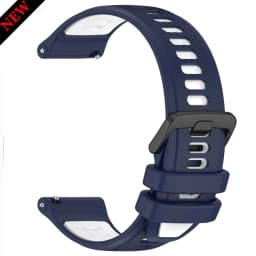 20/22mm Official Strap For Garmin Forerunner 55 245 165 255 265 745 70 170 Music Vivoactive 6 5 Venu Silicone Bands Replacement