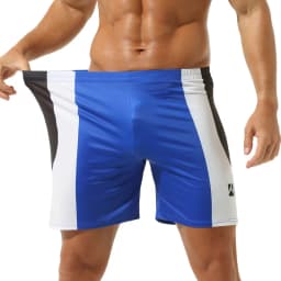 sports pants color matching casual fashion trend three-point pants breathable beach pants basketball boxer shorts F3701