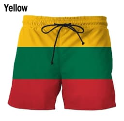 Germany USA UK Flag Beach Shorts Men 3D Printing Board Shorts Swimsuit homme 2024 Summer New Hawaii Swim Trunks Cool Ice Shorts