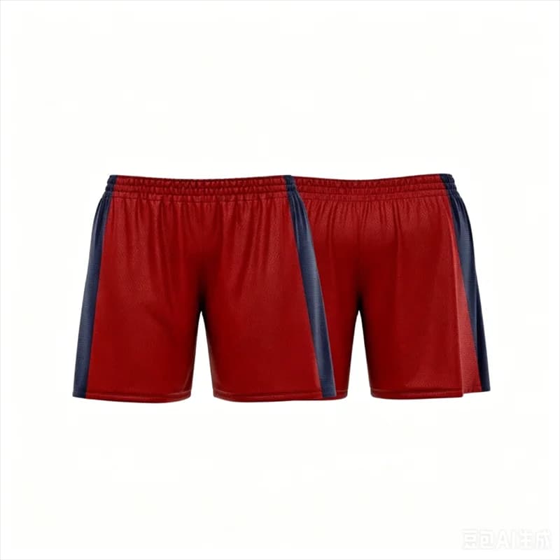 This Is A Customized Number Red Beach Shorts Summer Fashion Breathable Short Pants