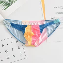 2026 Seaside Fashion Colored Swimming Trunks Men's Beach 00103