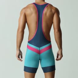 New summer quick-drying multi-functional sports vest onesie men's gymnastics wrestling suit beach 25704