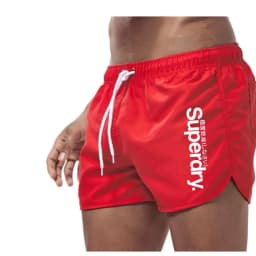 Men'S Quick Dry Breathable Beach Shorts Summer Printed Loose Fit Vacation Swimming Wear For Comfortable Outdoor Activities