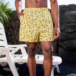 Retro Polka Dot Design Beach Shorts Men's Clothing 3D Print Flowers Holiday Summer Casual Loose Short Summer Board Shorts