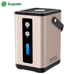 Suzyeko Hydrogen Oxygen Inhalation Machine 450ml/min H2 Generator 99.98% Purity SPE PEM Technology Home Use