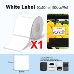 P50 Marklife 20-50mm Thermal Label Printer Protable Bluetooth Wireless Self-Adhesive Printer Tag Price Machine for Office School