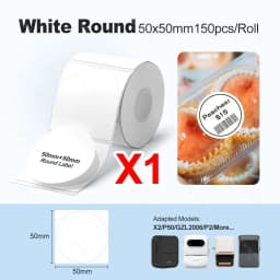 P50 Marklife 20-50mm Thermal Label Printer Protable Bluetooth Wireless Self-Adhesive Printer Tag Price Machine for Office School