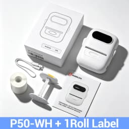 P50 Marklife 20-50mm Thermal Label Printer Protable Bluetooth Wireless Self-Adhesive Printer Tag Price Machine for Office School