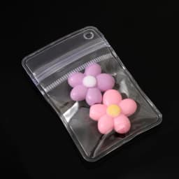 20Pcs Multi Size PVC Clear Jewelry Storage Bags Self Seal Bags Reusable for Bracelets Necklaces Rings Packaging Jewelry Display