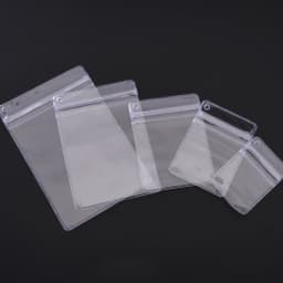 20Pcs Multi Size PVC Clear Jewelry Storage Bags Self Seal Bags Reusable for Bracelets Necklaces Rings Packaging Jewelry Display