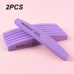 2/5/10PCS Professional Double-sided Nail File Block Colorful Sponge Nail Polish Buffing Sanding Buffer Strip Polishing Pedicure