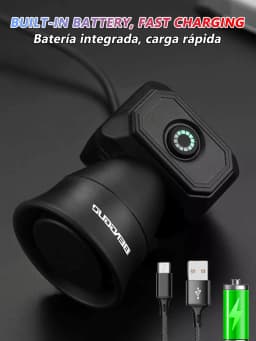 5 Modes Bicycle Horn Mountain Bike Mini Battery Waterproof Electronic Bike Bell Riding Equipment Children's Scooter Accessories
