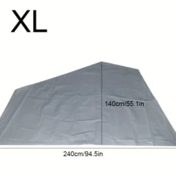 XL Motorcycle Clothing PEVA Single Layer Rainproof Sunscreen Bicycle Cover Electric Vehicle Protective Rain Protection