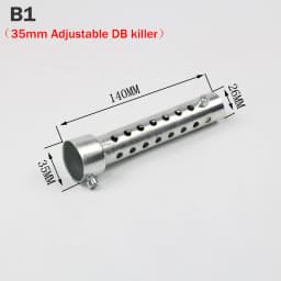 Universal Motorcycle 35mm 42mm 45mm 48mm 60mm DB Killer Exhaust Can Muffler Insert Baffle DB Killer Silencer Stainless Steel