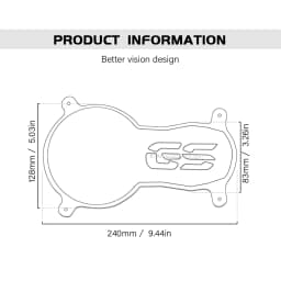 Motorcycle Acrylic Headlight Protector Light Cover Protective Guard For BMW R1200GS R1250GS R 1250 GS LC Adventure 2013 - 2023