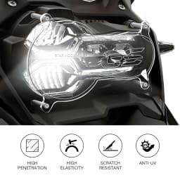 Motorcycle Acrylic Headlight Protector Light Cover Protective Guard For BMW R1200GS R1250GS R 1250 GS LC Adventure 2013 - 2023