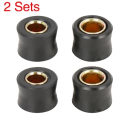 Motoforti 10mm 12mm 13mm Motorcycle Scooter Rear Shock Absorber Bushing Rubber Ring Wheel Damper Bush Bushing 2/4/5/6/10 Pcs