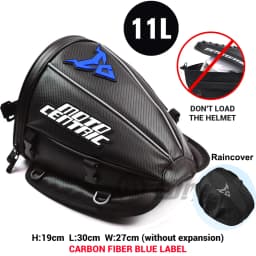 Waterproof Motorcycle Tail Bag Sport Luggage Reflective Saddle Riding Rear Bag Motorcycle Motorbike Scooter Side Back Seat Bag
