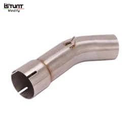 Motorcycle Exhaust Modified 51mm Muffler Moto Escape Moto Connecting Middle Link Pipe Slip On For SUZUKI SV650 SV 650 2003-2015