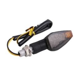 4pcs/set Universal Motorcycle LED Turn Signals Long Short Turn Signal Indicator Lights Blinkers Flashers Amber Color Accessories