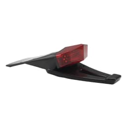 Universal 12V Motorcycle LED Tail Light Rear Fender Stop Brake Lights License Plate Light Bracket Holder for Dirt Bike Motorbike