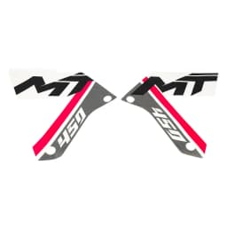 For CFMOTO 450MT MT450 450 MT Motorcycle Sticker Radiator Cover Stickers Headlight Panel Guard Plate Decal ABS Decorative Paster