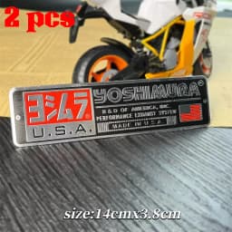 For Yoshimura Dirt Bike Exhaust 3D Sticker Motorcycle Accessories DB Killer Muffler Escape R1 R6 GP Alpha AT2 R77 R11 51MM 150CC