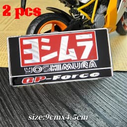 For Yoshimura Dirt Bike Exhaust 3D Sticker Motorcycle Accessories DB Killer Muffler Escape R1 R6 GP Alpha AT2 R77 R11 51MM 150CC