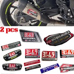 For Yoshimura Dirt Bike Exhaust 3D Sticker Motorcycle Accessories DB Killer Muffler Escape R1 R6 GP Alpha AT2 R77 R11 51MM 150CC