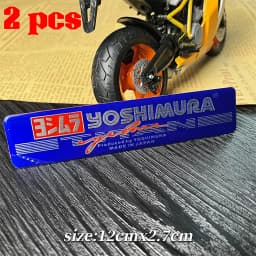 For Yoshimura Dirt Bike Exhaust 3D Sticker Motorcycle Accessories DB Killer Muffler Escape R1 R6 GP Alpha AT2 R77 R11 51MM 150CC