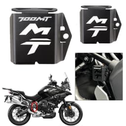 For CFMOTO CF MOTO CF700 700MT 700 MT MT700 Motorcycle Accessories CNC Rear Brake Fluid Reservoir Cover Guard Protection Cup