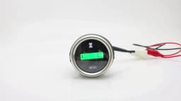 52mm Electronic Hour Meter Green LED Digital Hours Gauge Counter Universal for Motorcycle Car Marine Boats ATV 12V 24V