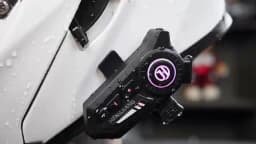 Motorcycle Bluetooth 6.0 Helmet Headset 1000mAh Moto Earphone Motorbike Hands Free Wireless Headphone with Ambient light