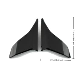 For CFMOTO CF250SR - Side Spoiler Wings and Fixed Winglet Fairing Deflector, Motorcycle Parts for Styling and Aerodynamics