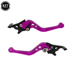 HOT 2Pcs Universal CNC Alloy Motorcycle Brake Handle Adjustable Front Rear Disc Brakes Double Disc Brake Handle Lever