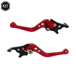 HOT 2Pcs Universal CNC Alloy Motorcycle Brake Handle Adjustable Front Rear Disc Brakes Double Disc Brake Handle Lever