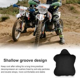 Motorcycle Gel Seat Cushion Anti-Slip Heat Insulation Blow Air Cushion Breathable Relief Four Season Motorcycle Pad 