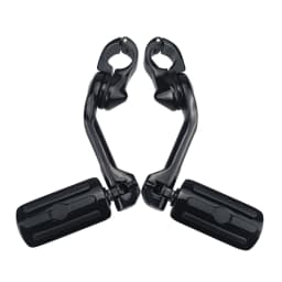 Motorcycle 1 1/4" Highway Footrest Engine Guard Mount Footpegs For Harley Road King Sportster 1200 Iron 883 Electra Street Glide