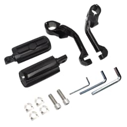 Motorcycle 1 1/4" Highway Footrest Engine Guard Mount Footpegs For Harley Road King Sportster 1200 Iron 883 Electra Street Glide