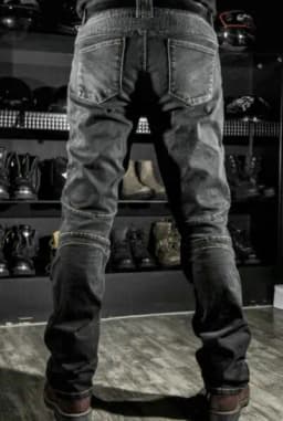 Komine - Men's Motorcycle Jeans, Men's Motorcycle Jeans, Protective Equipment, Knee Guards YJF