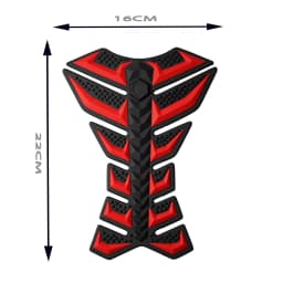 Motorcycle Universal Tankpad, Tank Pad, 3D Tank Pad Stickers, Oil Gas Protector, Tank Protector for SUZUKI YAMAHA Free Keychain