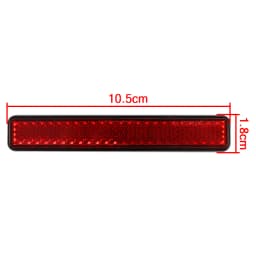 Universal Motorcycle Rear Reflector Cat's Eyes Long T-Holder Scooters Accessories For Honda For Harley For Yamaha For KTM