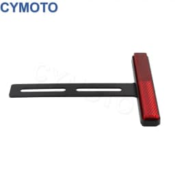 Universal Motorcycle Rear Reflector Cat's Eyes Long T-Holder Scooters Accessories For Honda For Harley For Yamaha For KTM