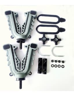 ATV UTV GUN RACK With Rubber Coating
