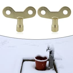 2*Faucet Key Radiator Plumbing Bleed Bleeding Key Keys Solid Iron For Venting Air Valve Bathroom Wrenches Tool Sets