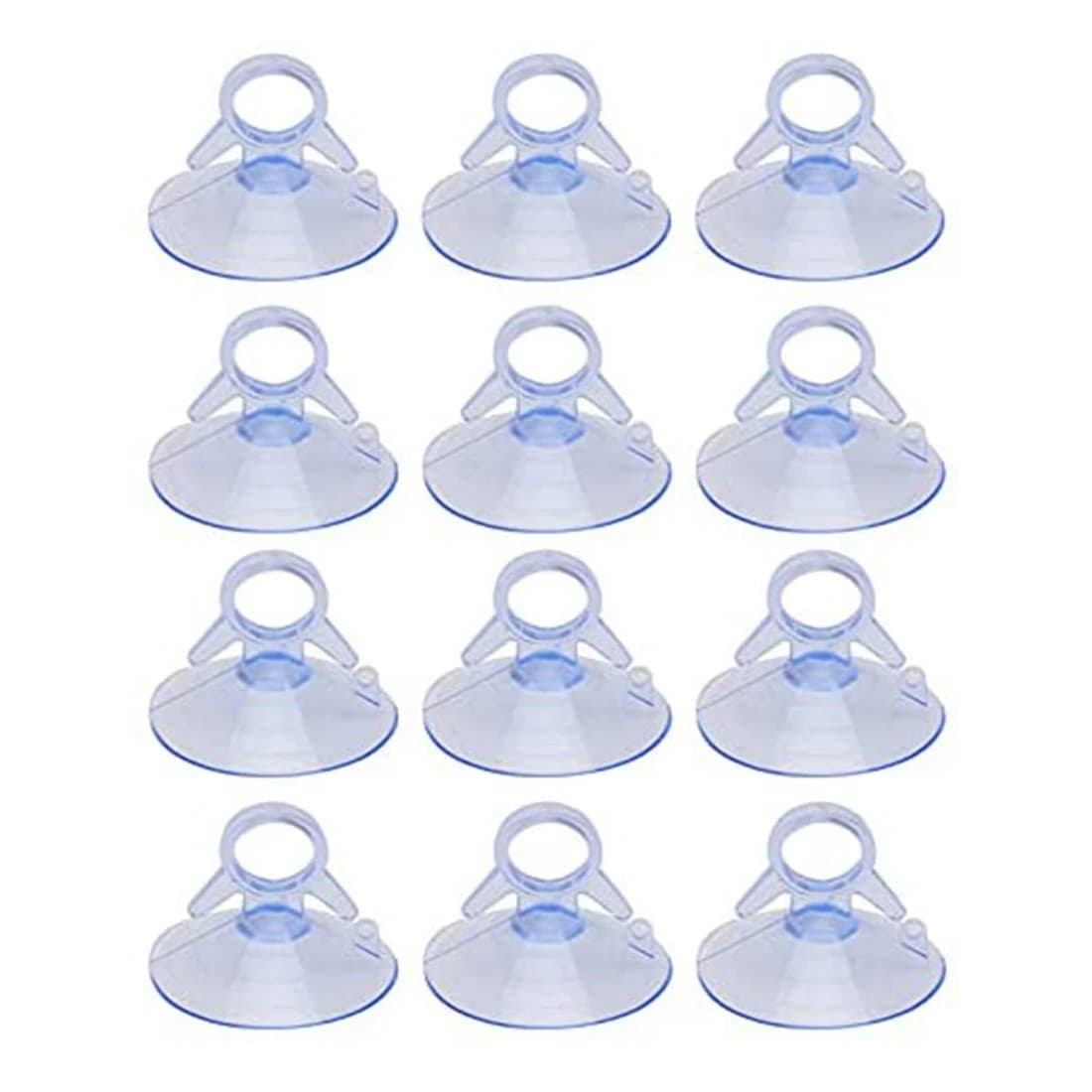 12 Pcs Air Plant Stand,Fish Tank Vacuum Suction Cups with for Plants Hanging on Glass Windshield Tile,Etc