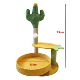 Cat scratching board, cat climbing frame integrated, universal in all seasons, wear-resistant and non-chip sisal column, vertica