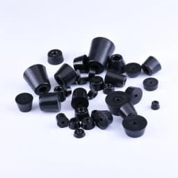 Small Shock Absorption Chair Mat Floor Protector for Desk Chair Insulation Black Non-slip Rubber Furniture Leg Pads Cabinet Legs